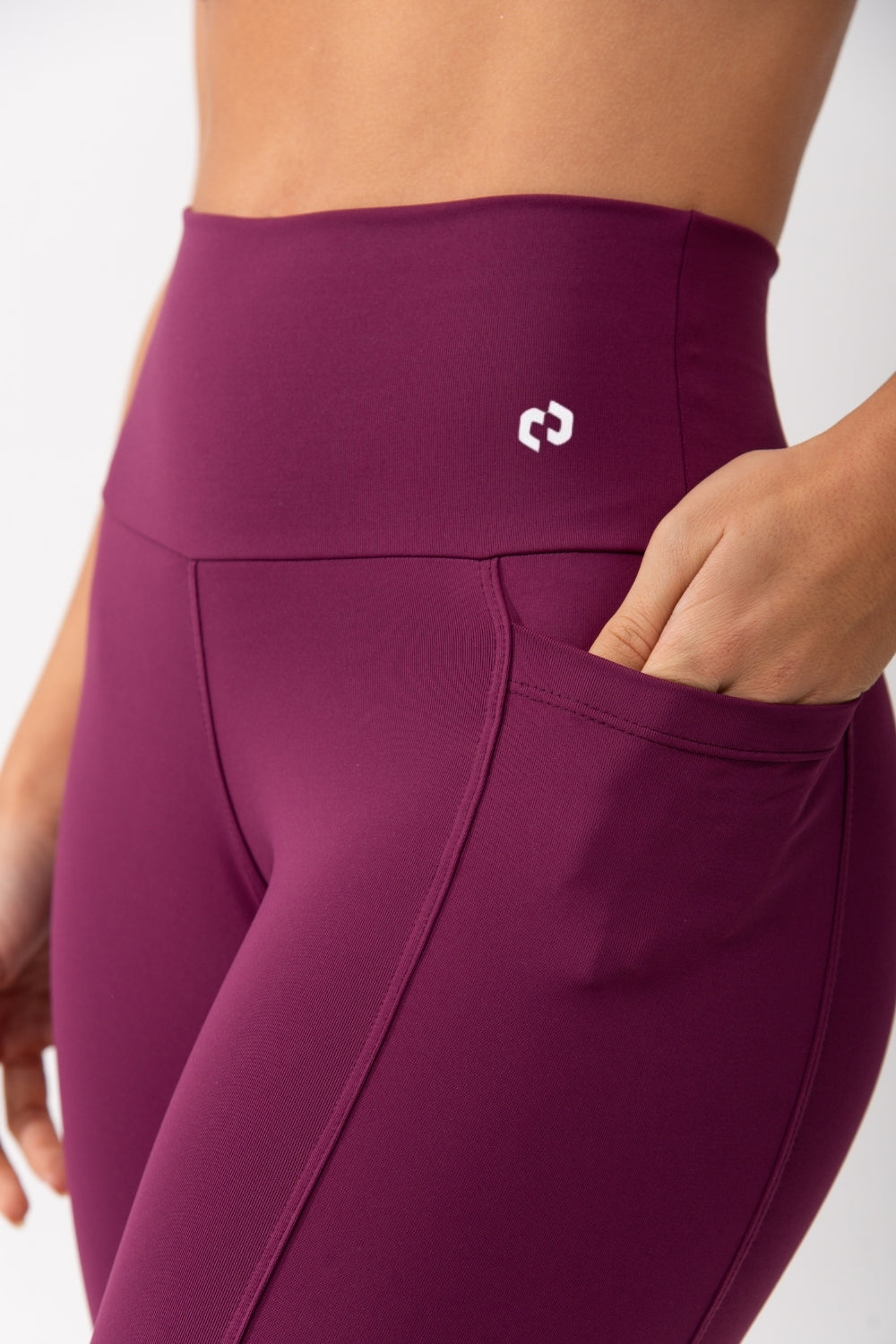 Legging Alta Compressão Com Bolso Roxa Run