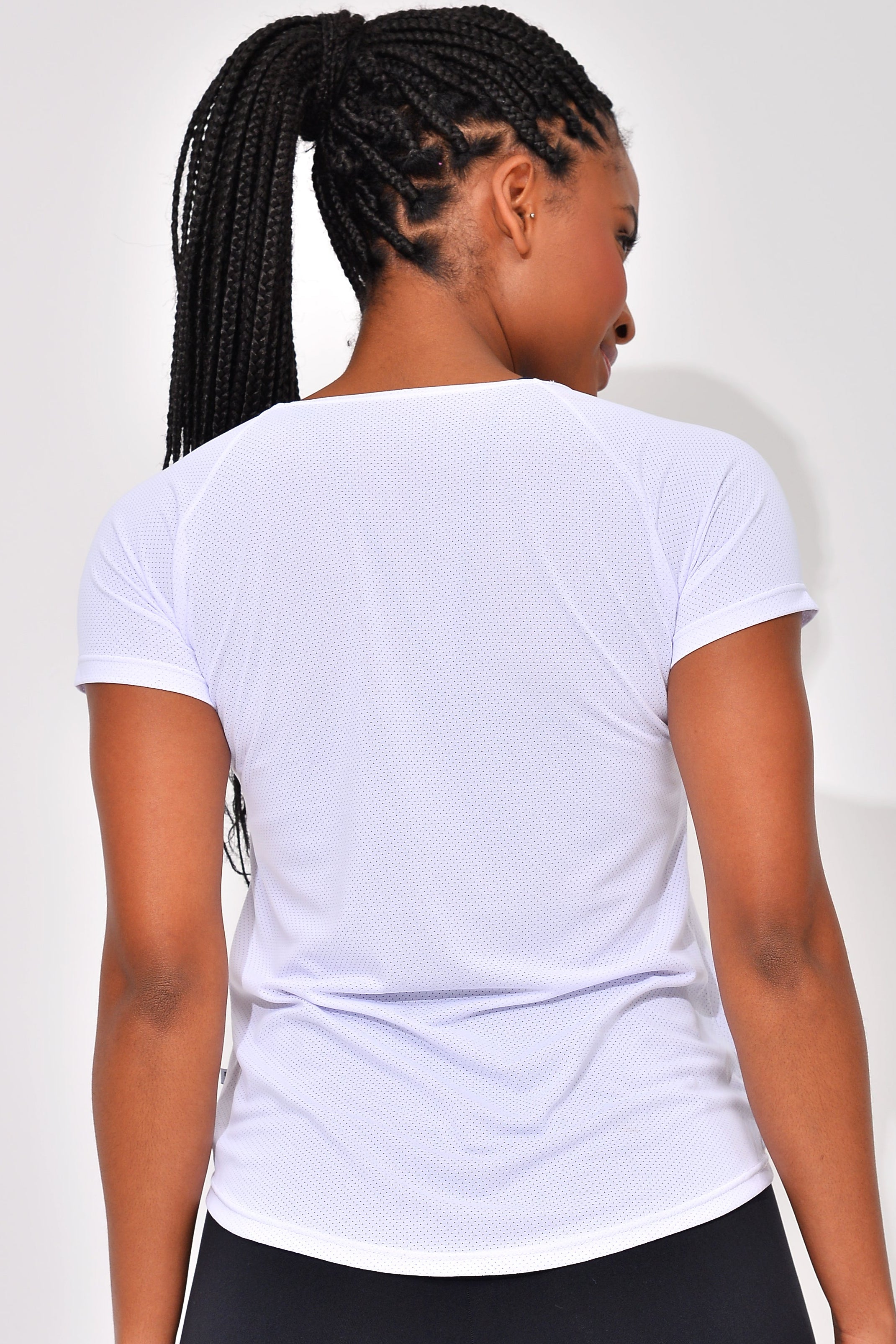 Blusa Fitness Branca Air Dry Fit