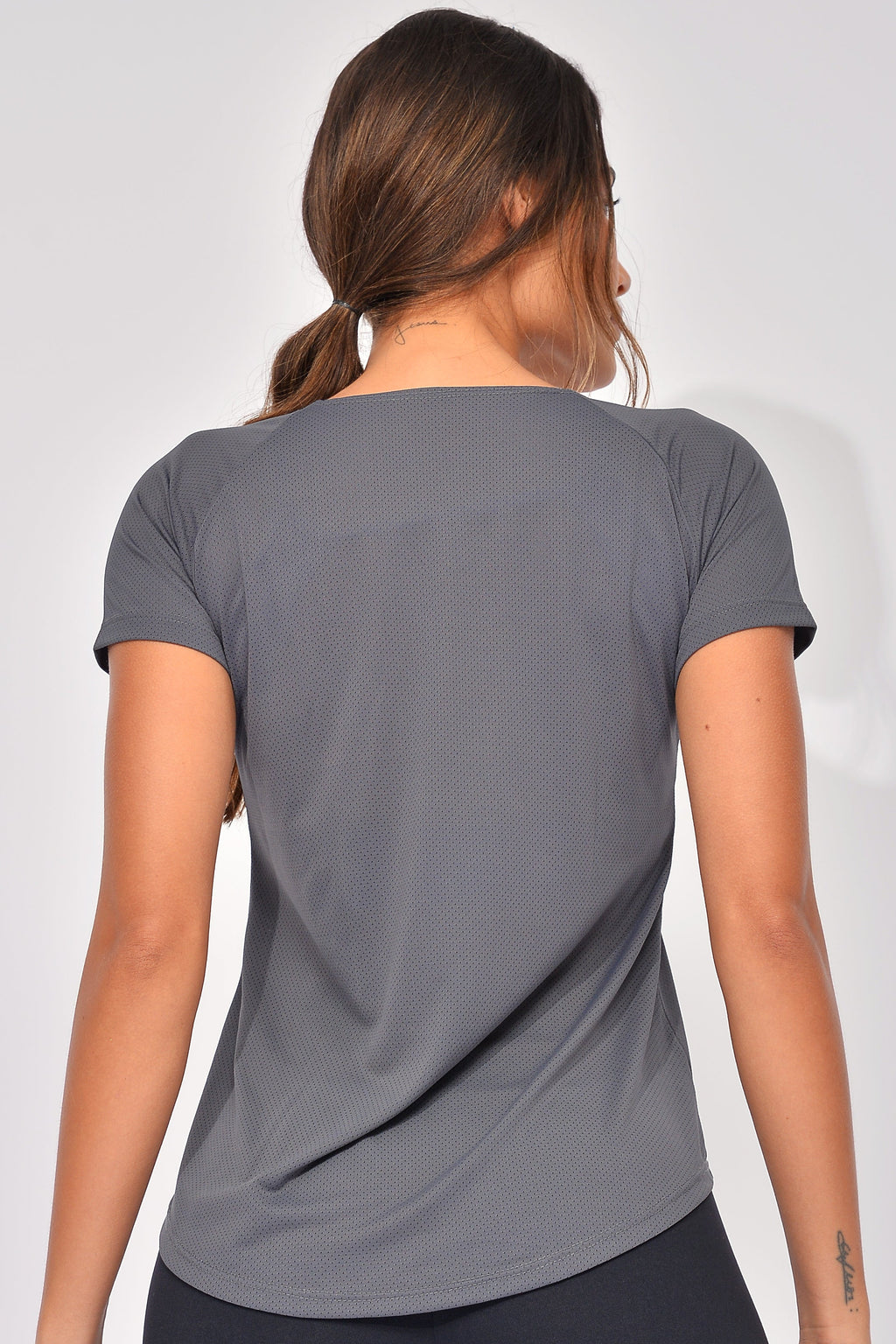 Blusa Fitness Cinza Air - Dry Fit