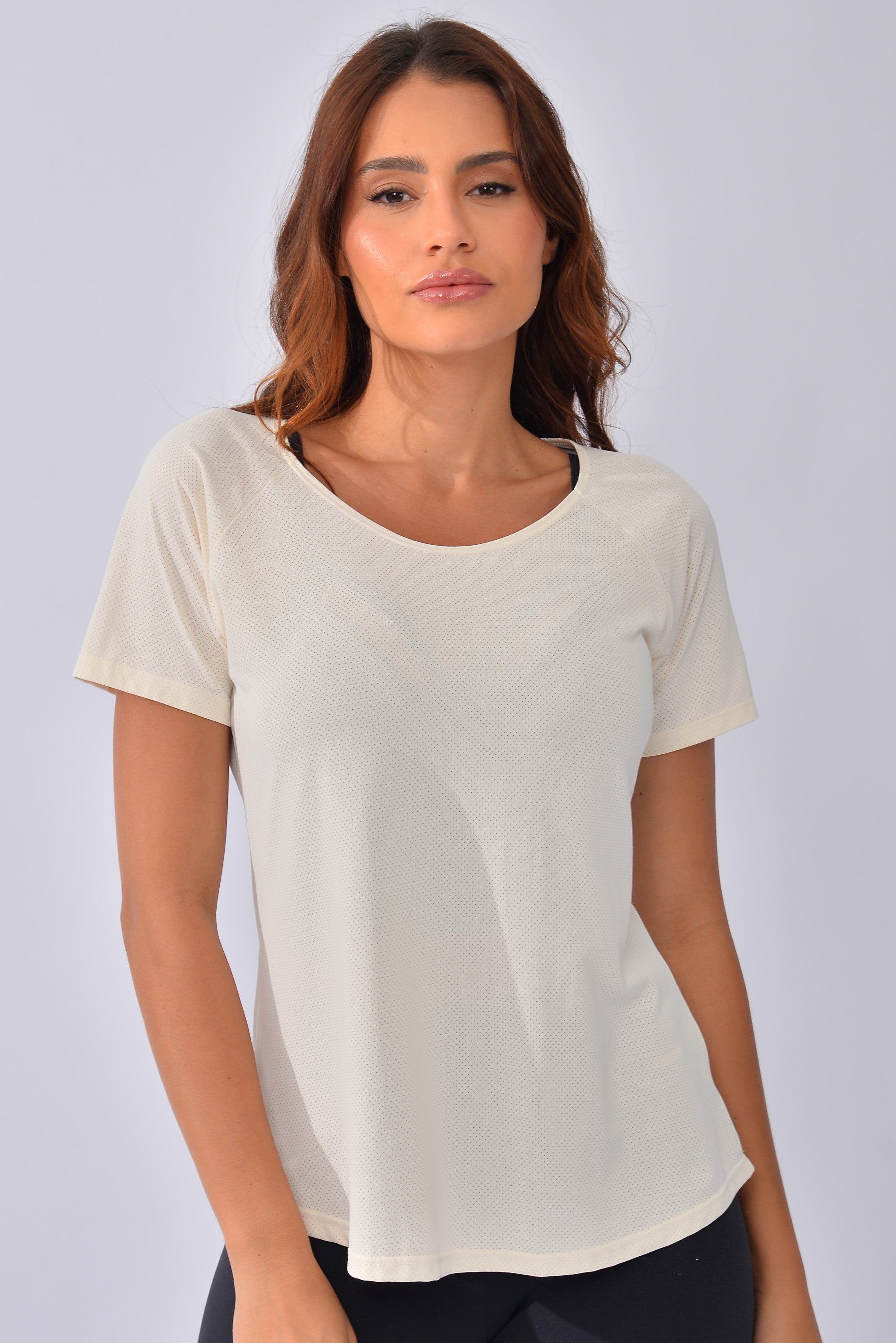 Blusa Fitness Off White Air Dry Fit