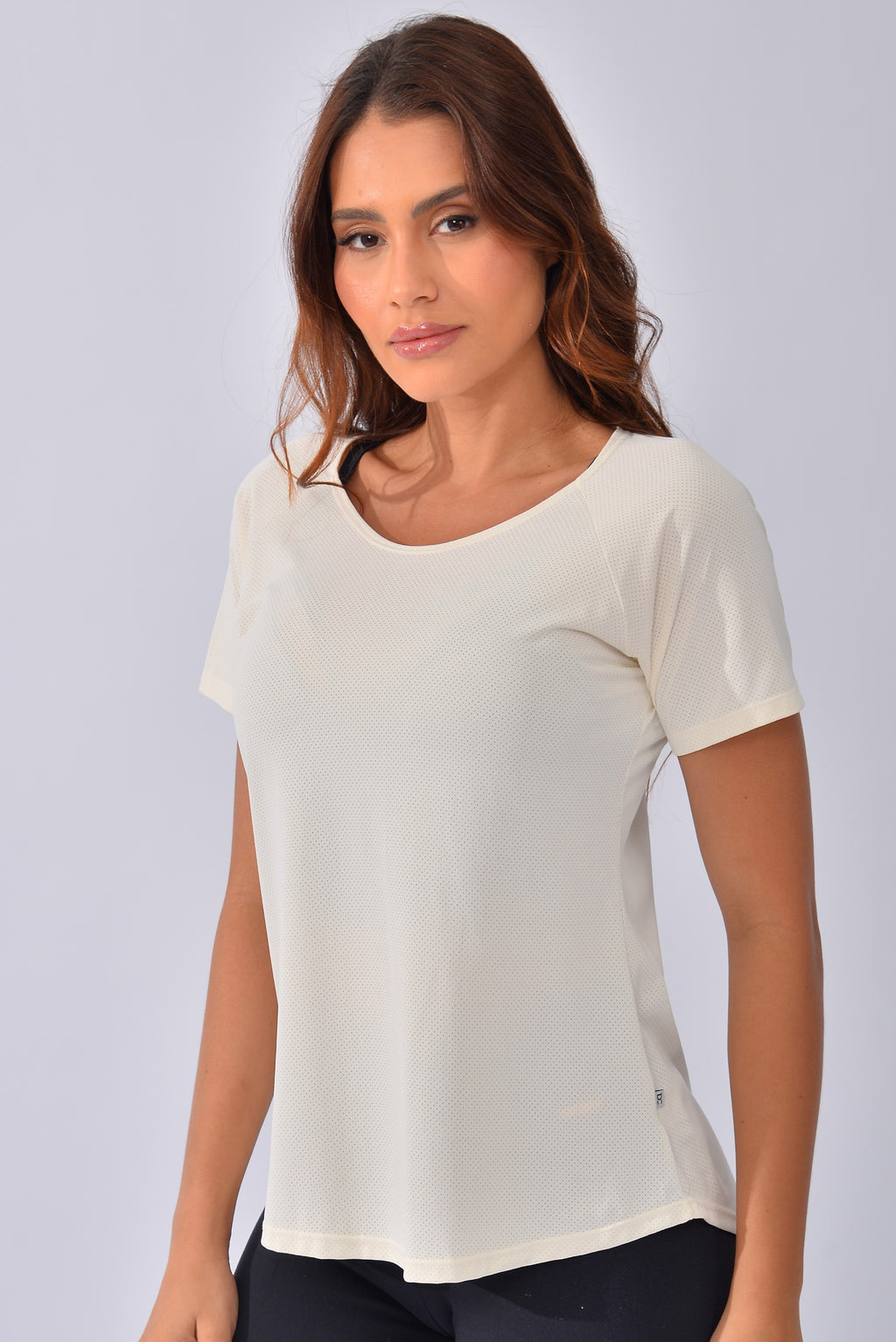 Blusa Fitness Off White Air Dry Fit