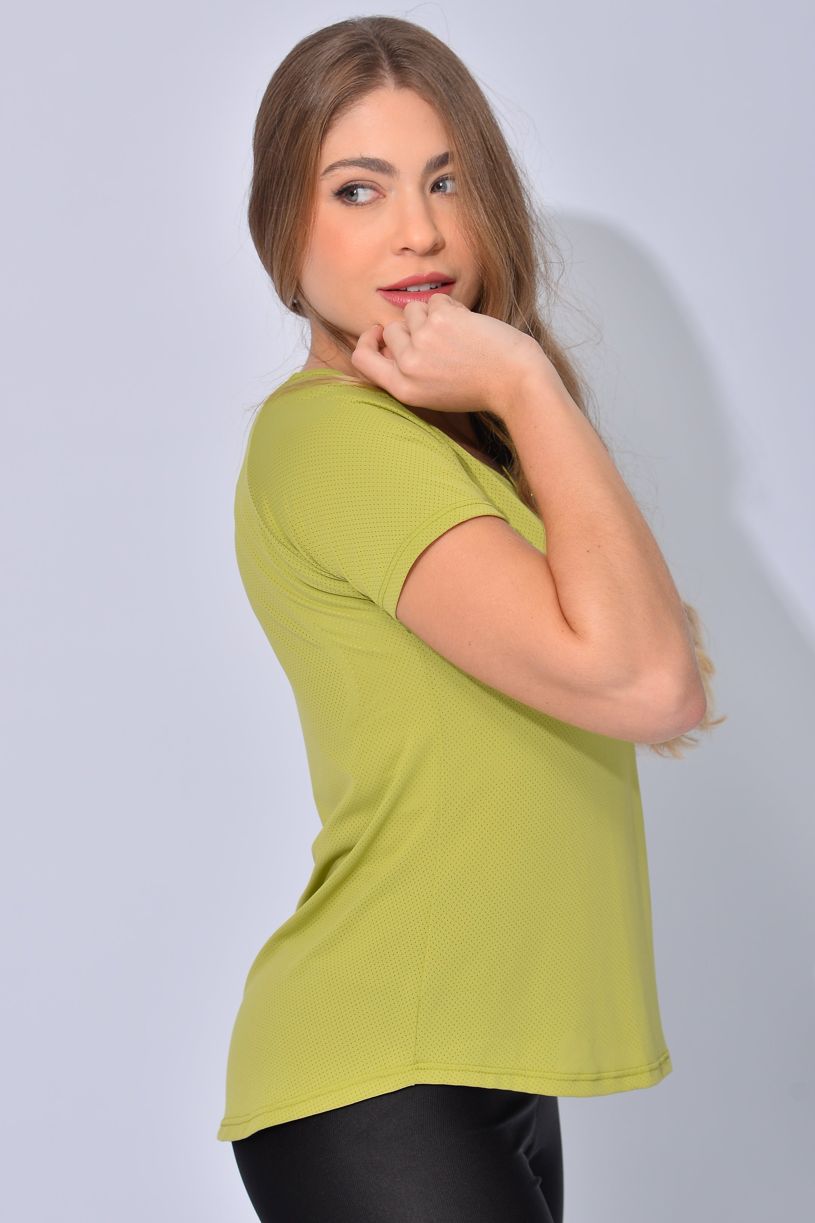 Blusa Fitness Verde Oliva Air Dry Fit