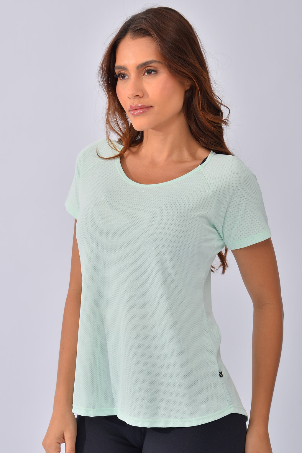 Blusa Fitness Verde Pastel Air Dry Fit