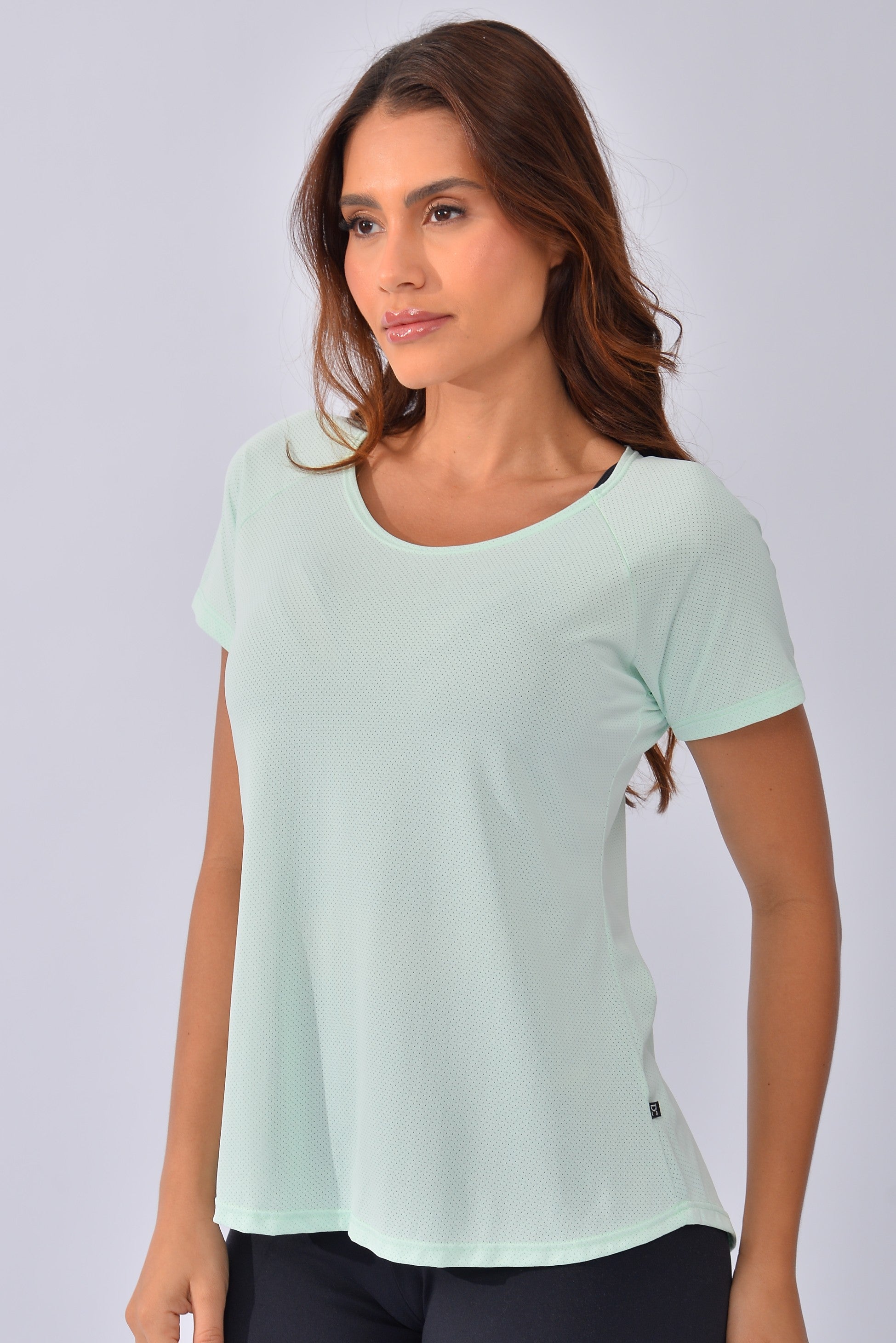 Blusa Fitness Verde Pastel Air Dry Fit
