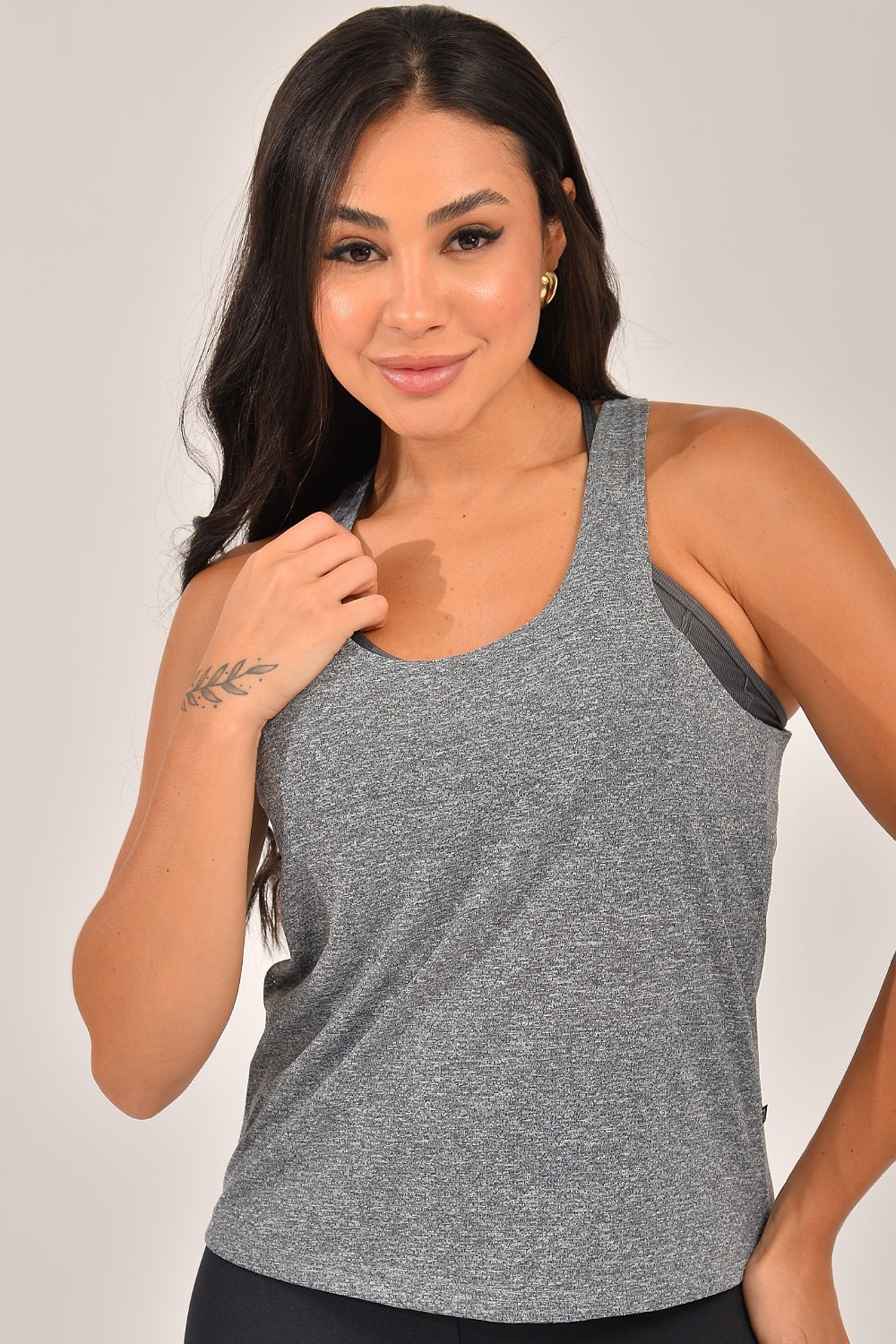 Camiseta Fitness Mescla Air - Dry Fit