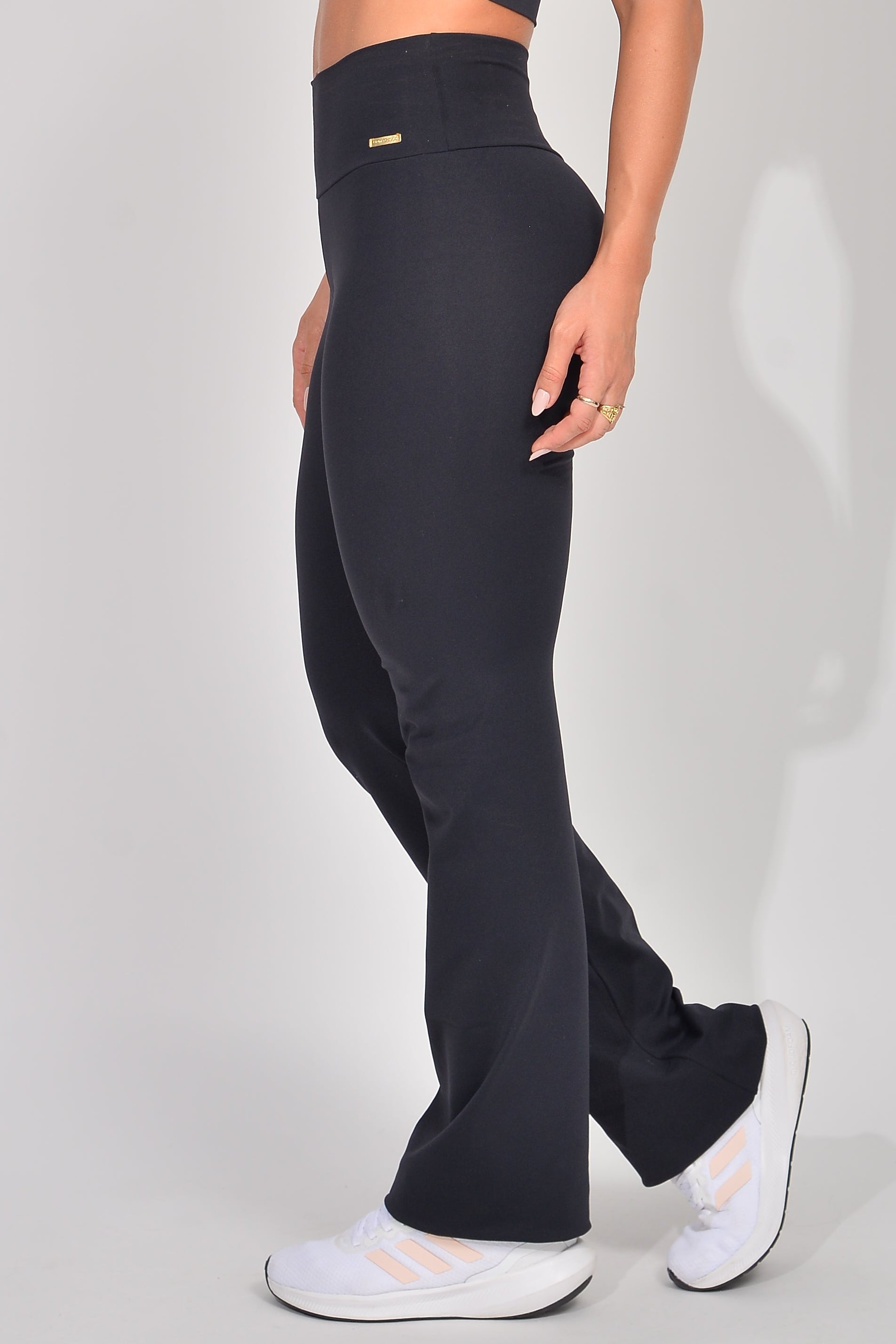 Legging Fitness Cintura Alta Preta Bailarina Flair