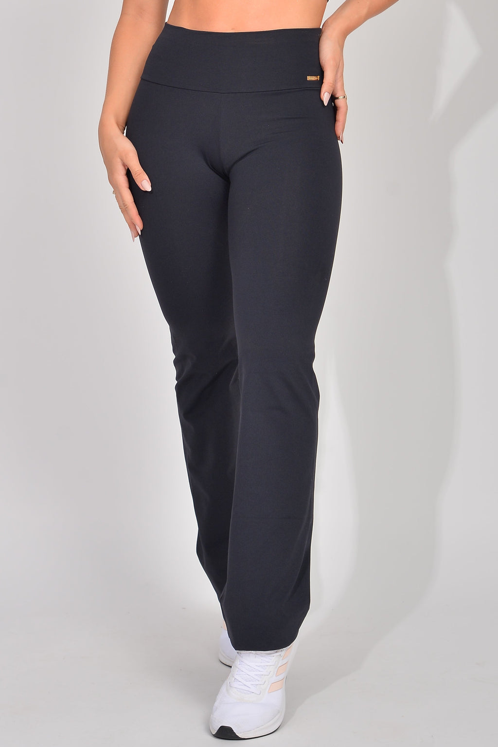 Legging Fitness Cintura Alta Preta Bailarina Flair