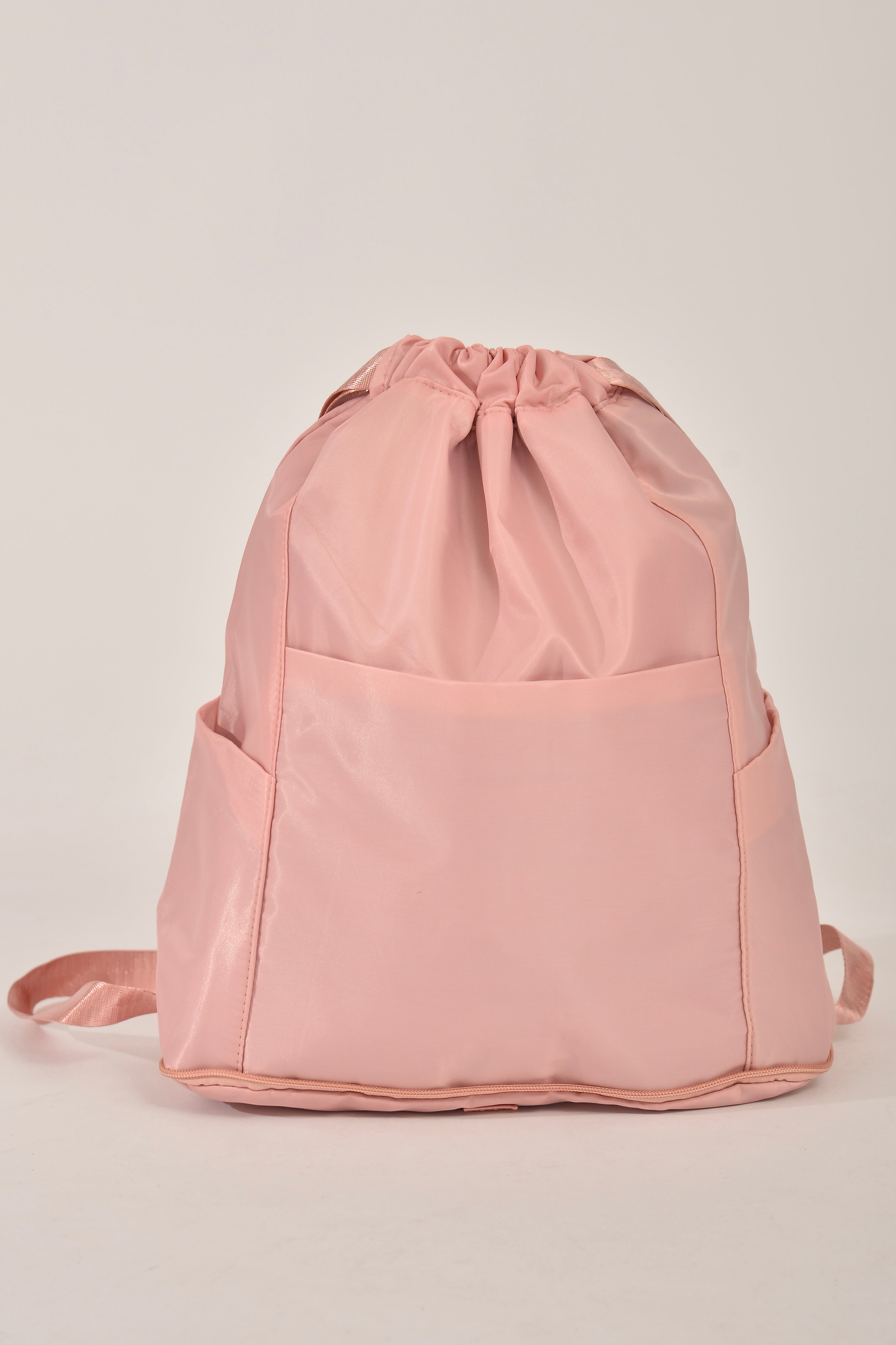 Mochila Bolsa Saco Três Compartimentos Rosa Impermeável