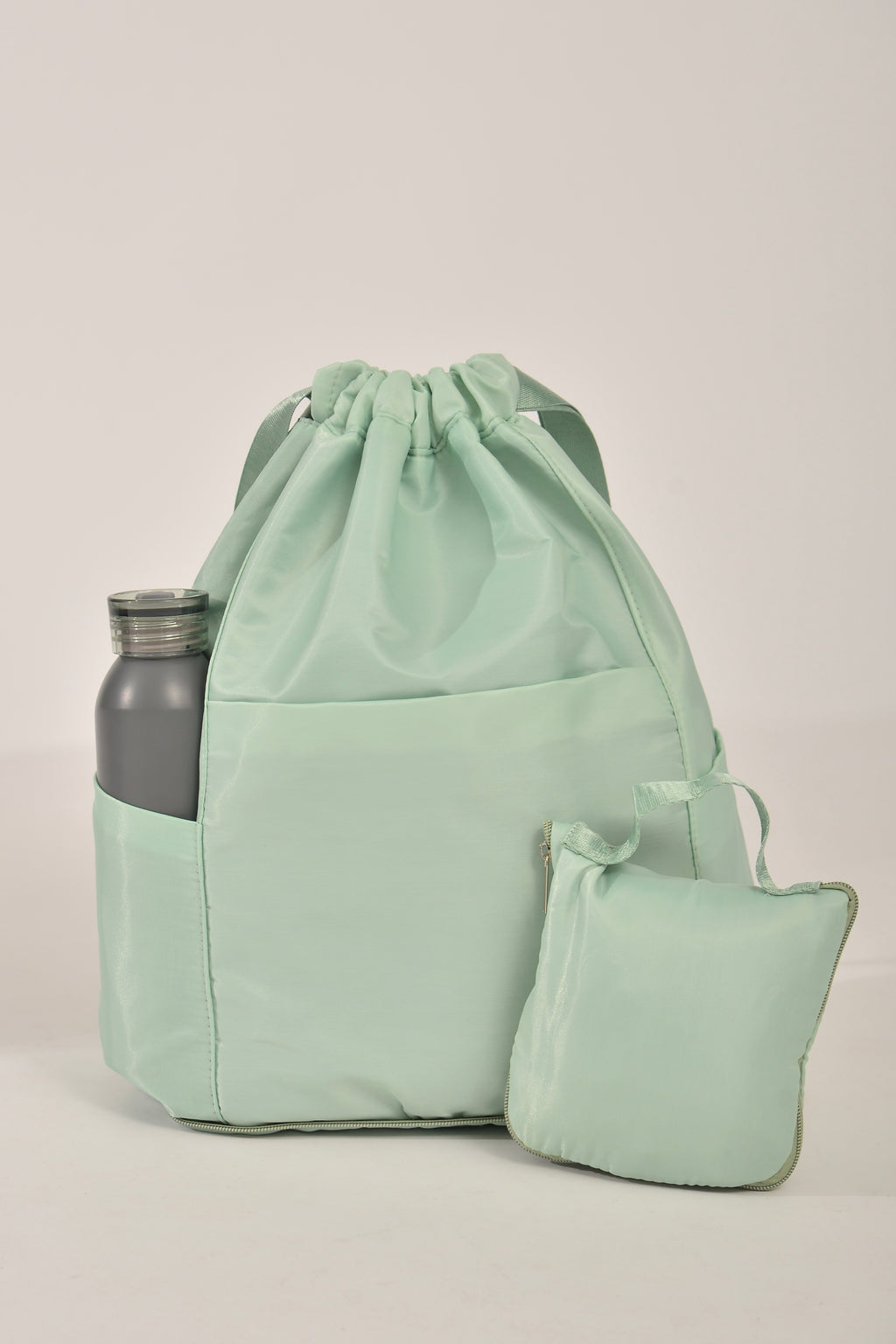 Mochila Bolsa Saco Três Compartimentos Verde Impermeável
