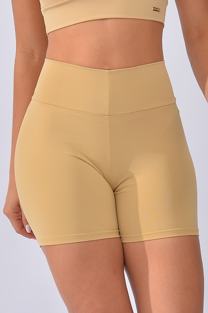 Short Fitness Básico Bege Light