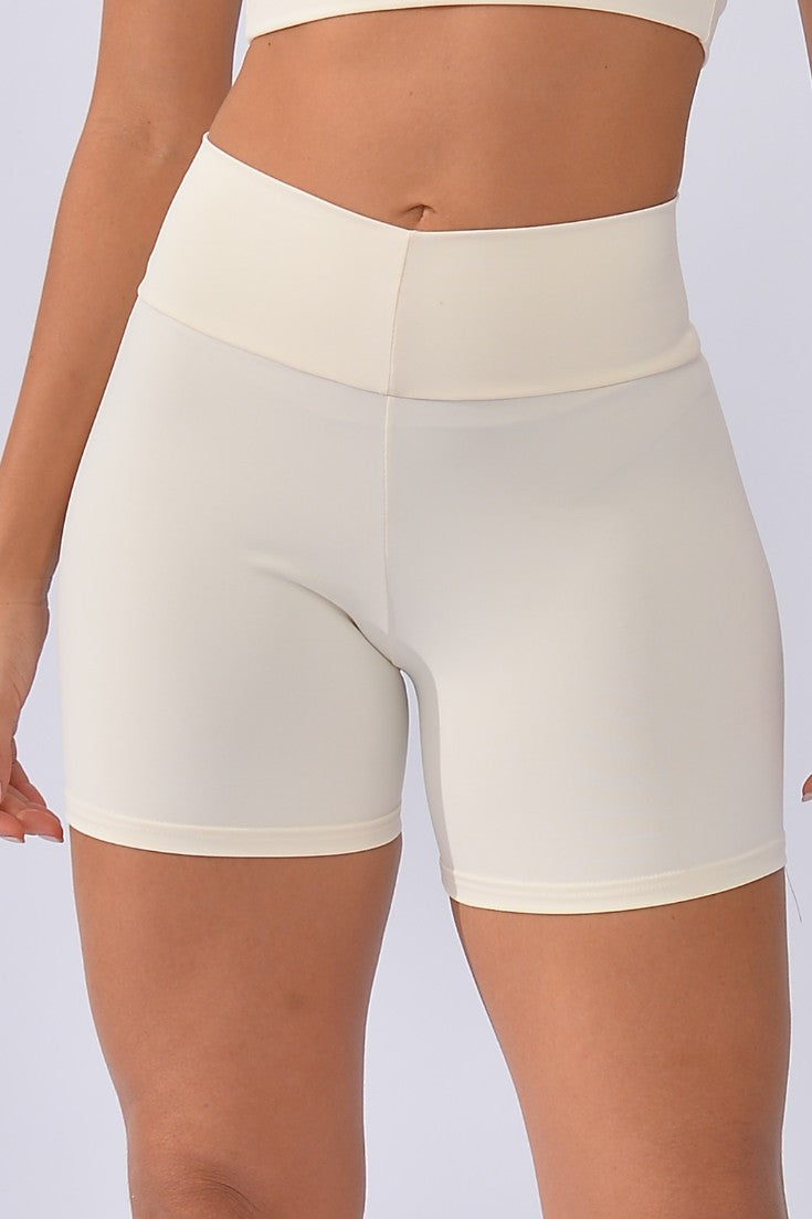 Short Fitness Básico Off White Light