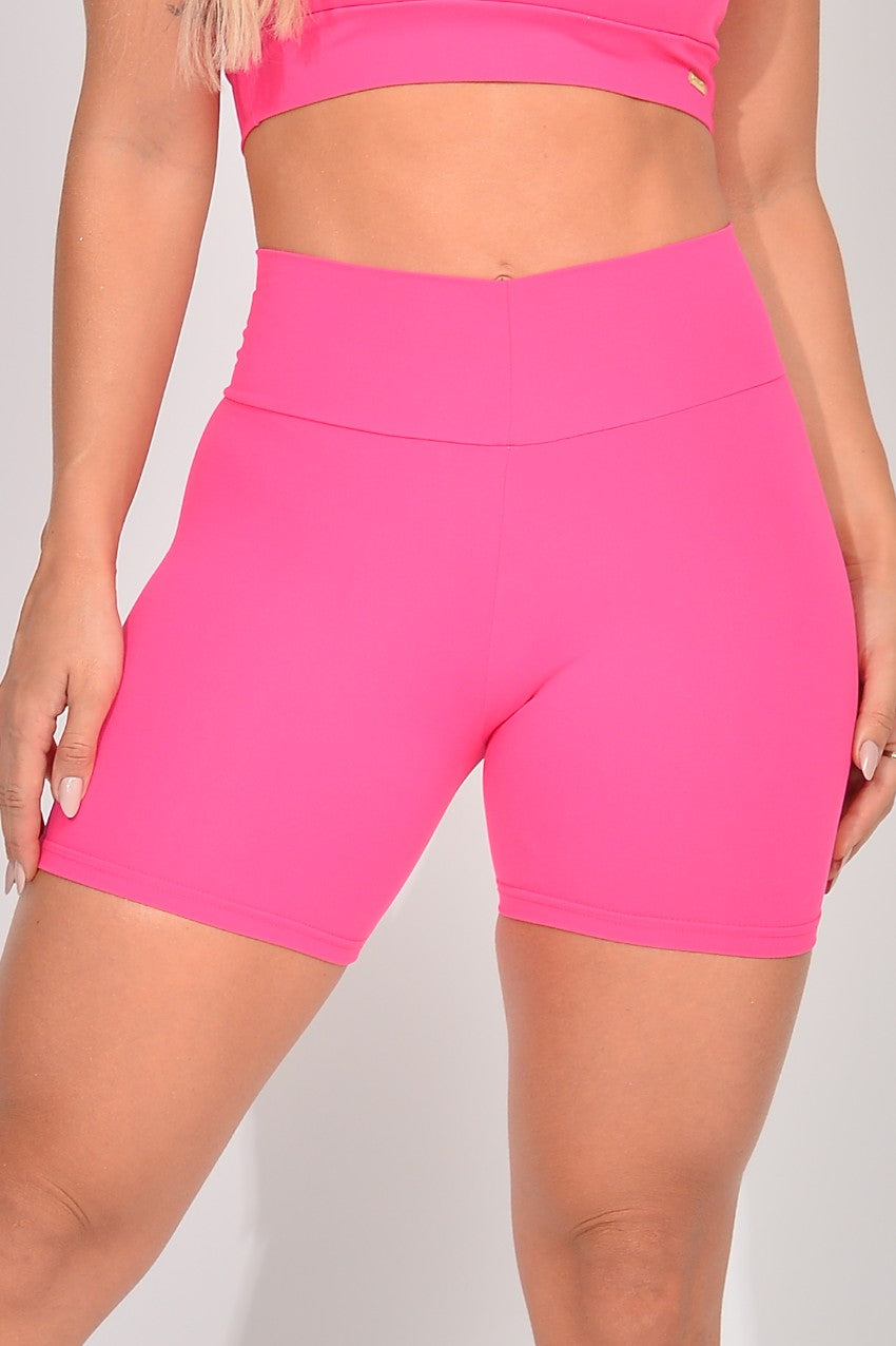 Short Fitness Básico Rosa Light