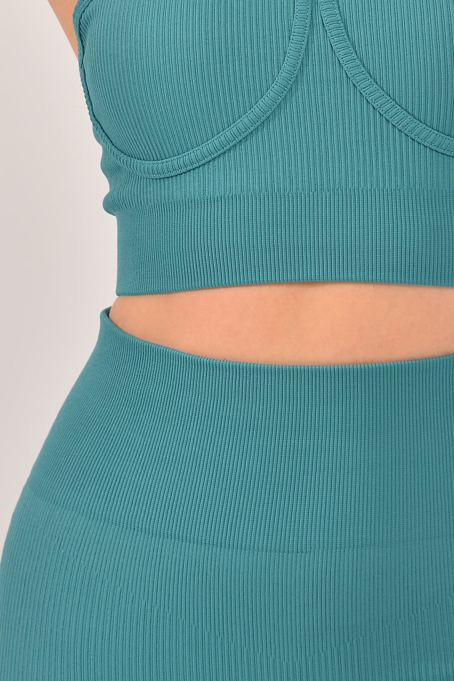 Short Fitness Cintura Alta Verde Lumine
