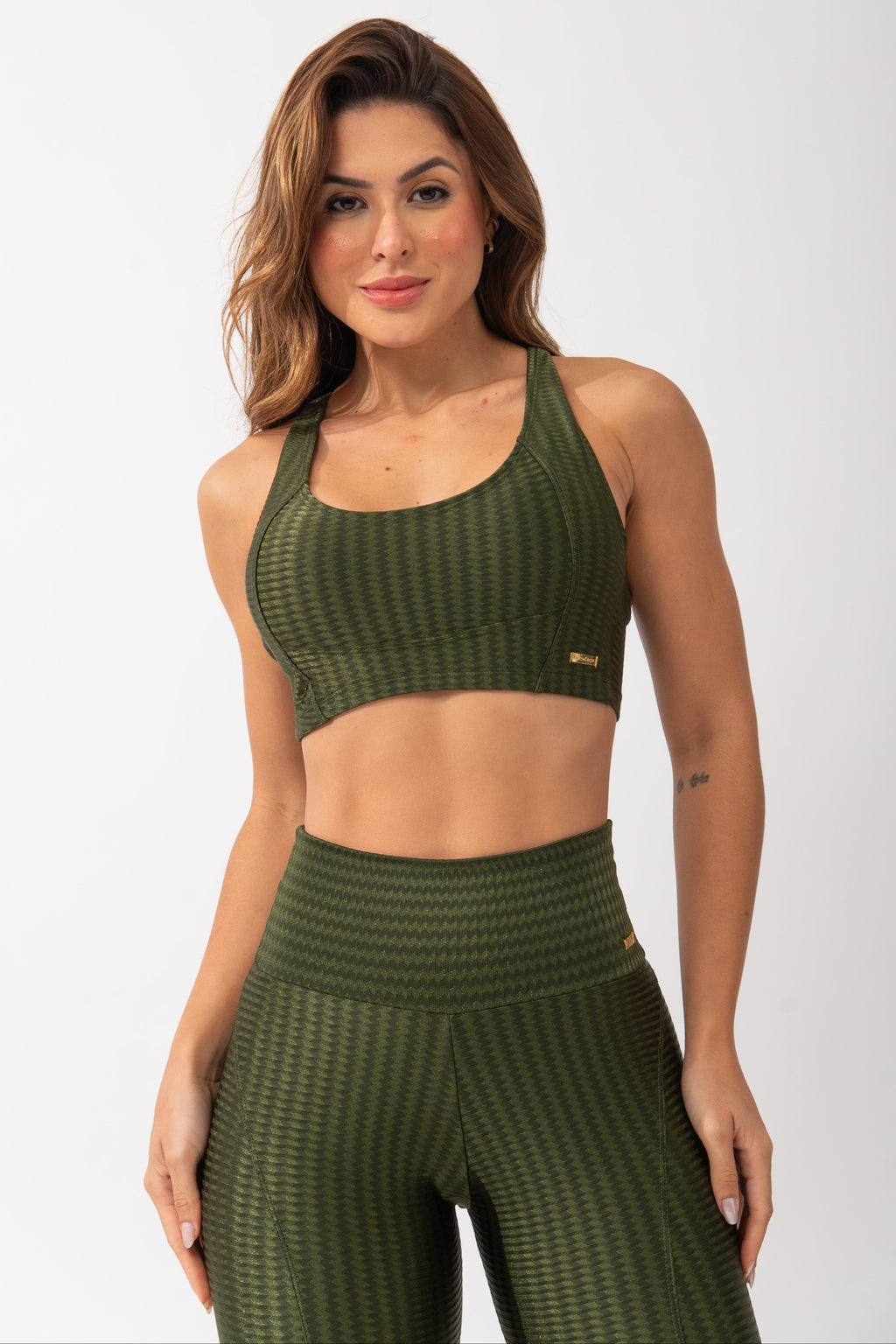 Legging Fitness Verde Escuro Pulse