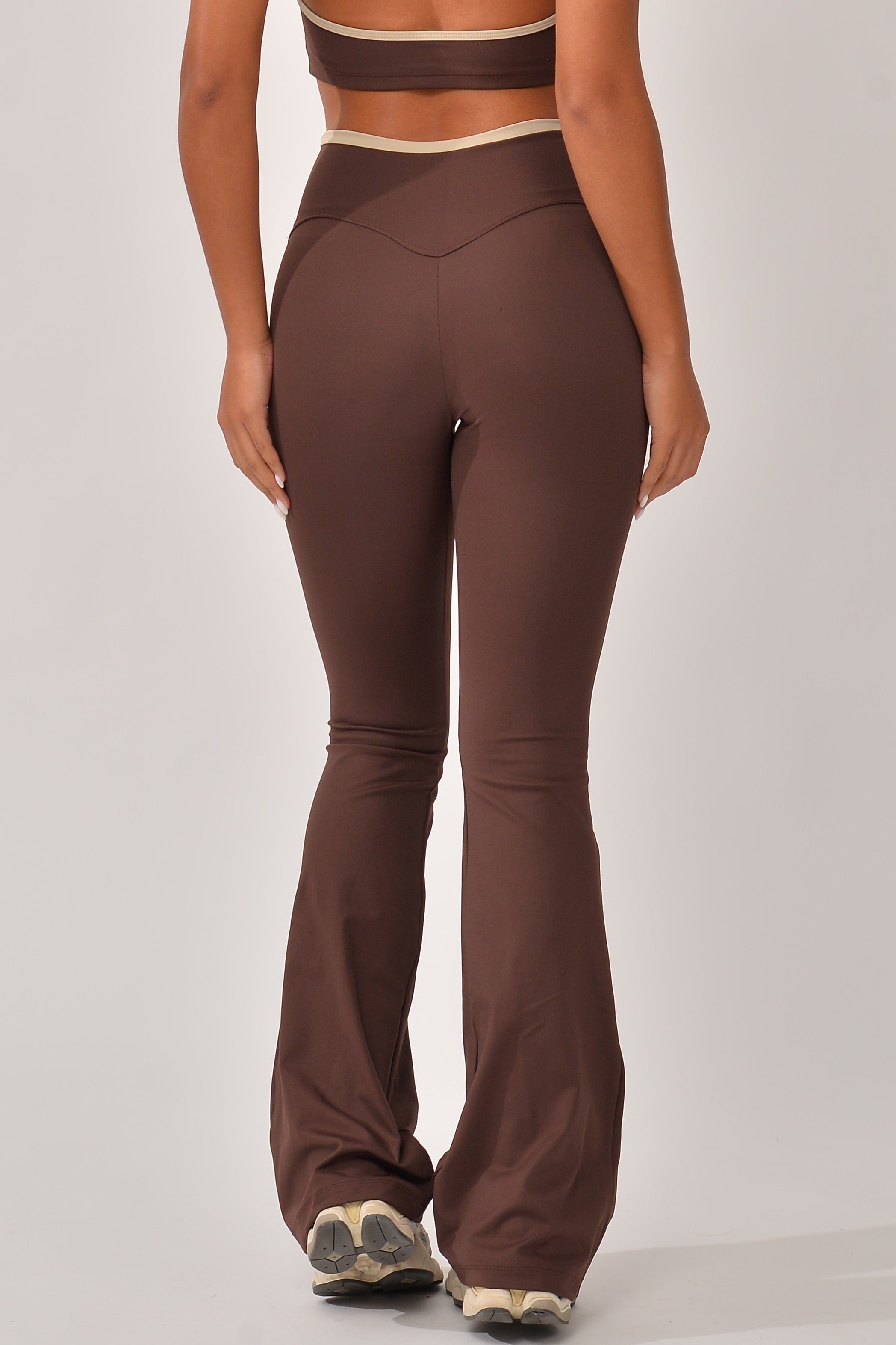 Calça Flare Marrom RIse