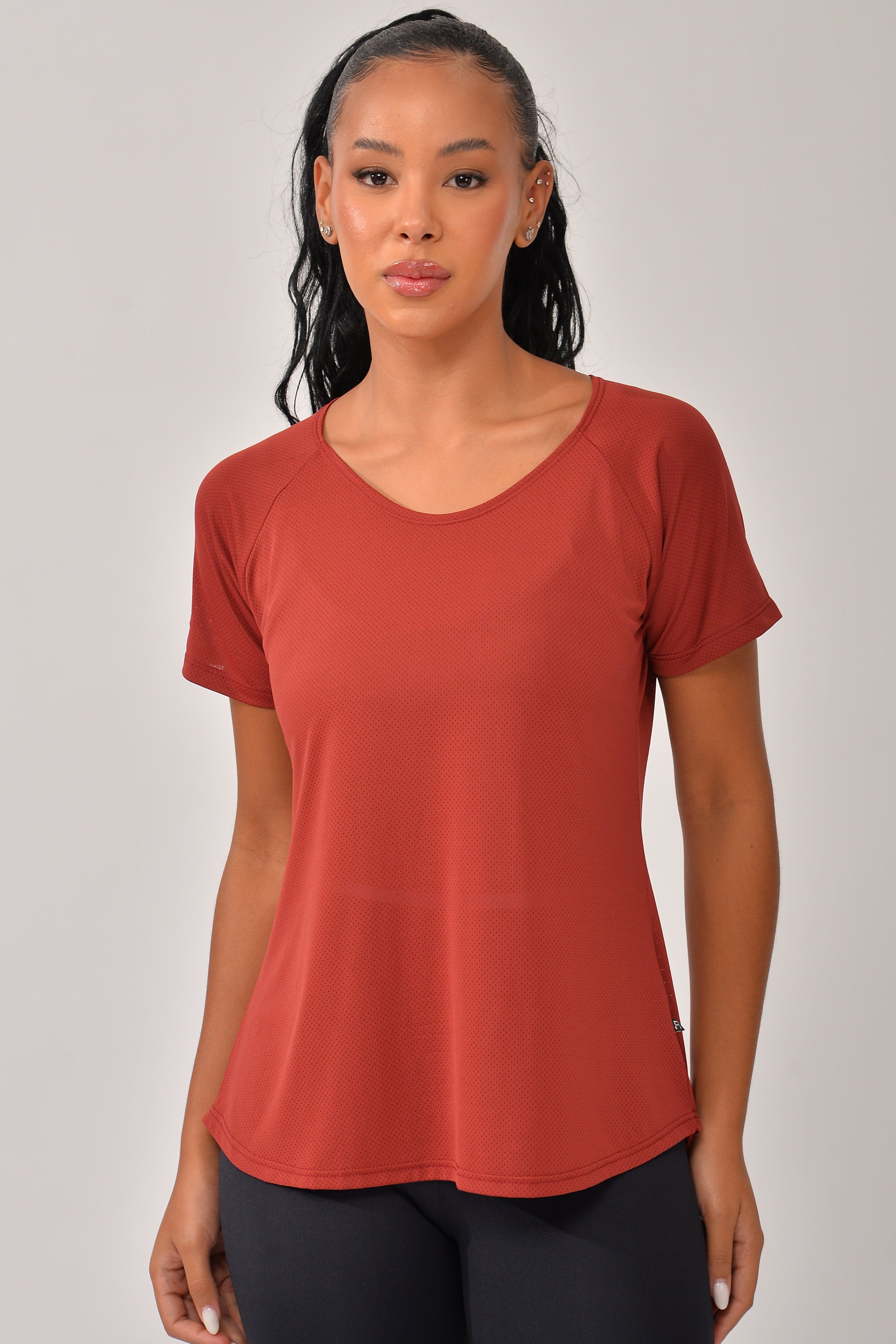Blusa Fitness Marsala Air - Dry Fit
