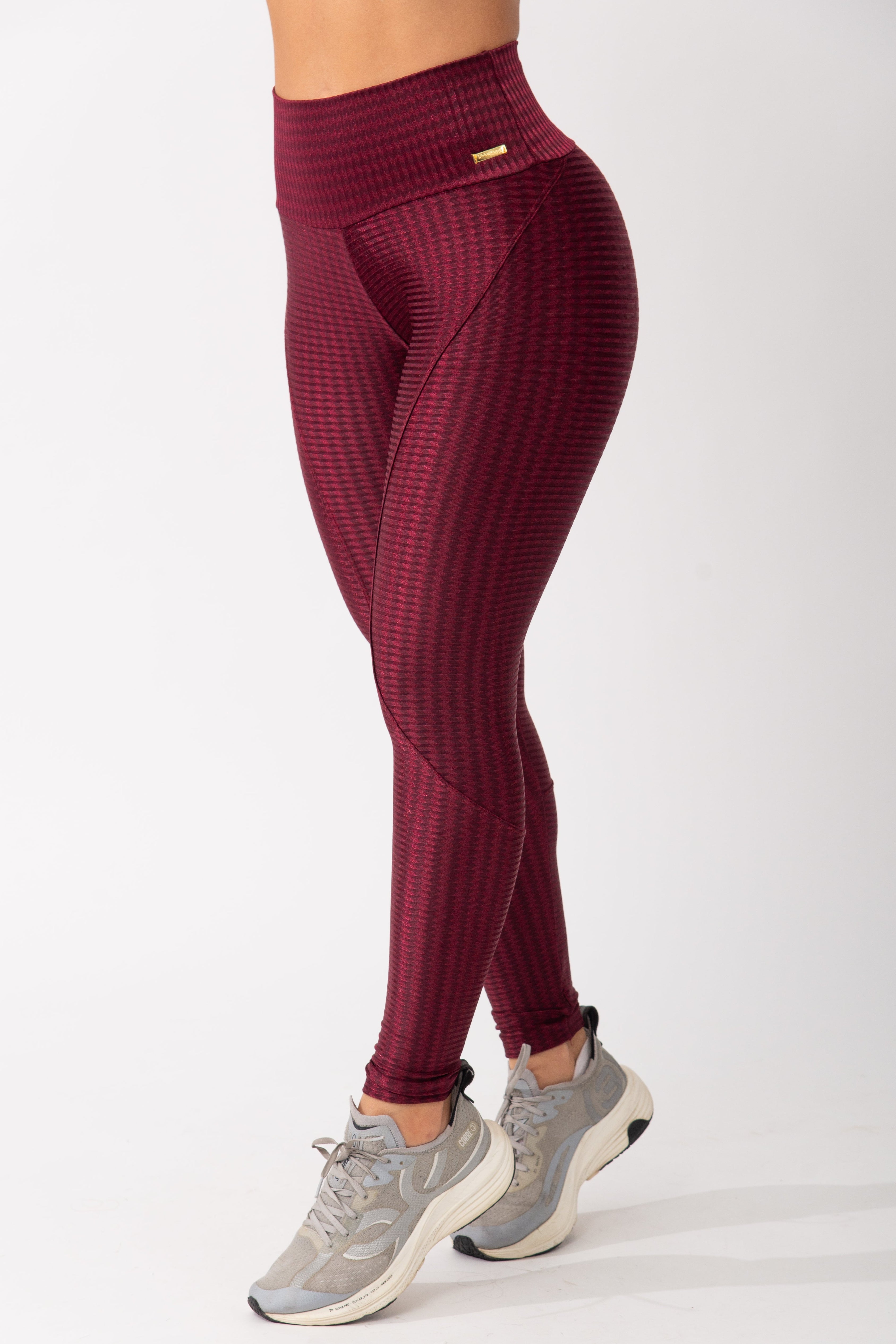 Legging Fitness Vinho Pulse