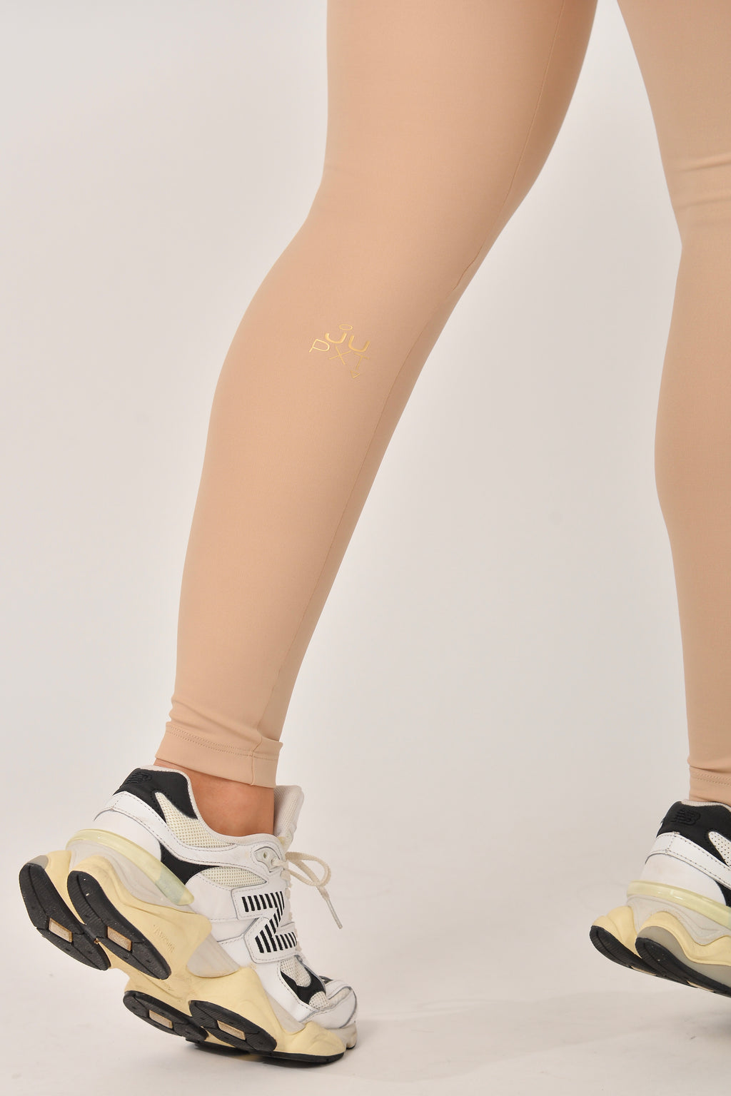 Legging Cós Transpassado Marrom e Preto Duo JuPxt