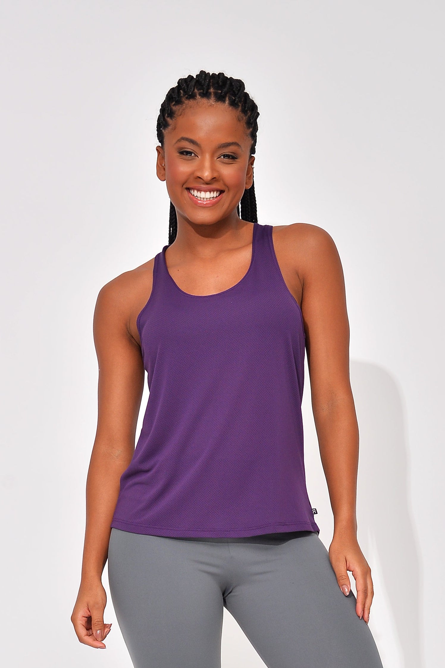 Camiseta Fitness Roxa Air - Dry Fit