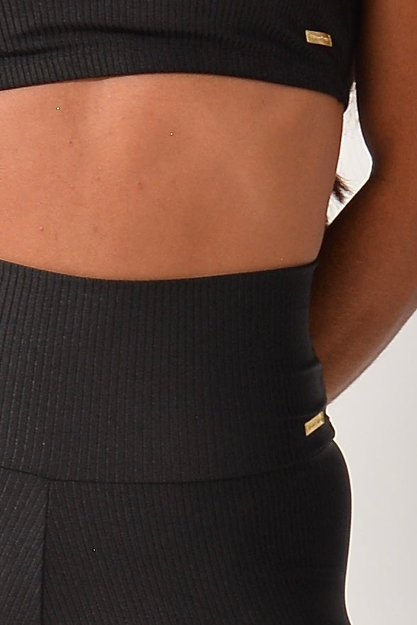 Legging Fitness Cintura Alta Preto Prada