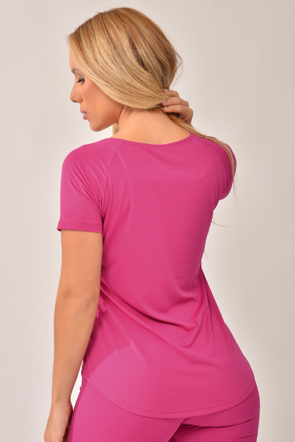 Blusa Fitness Rosa Fúcsia Air Dry Fit