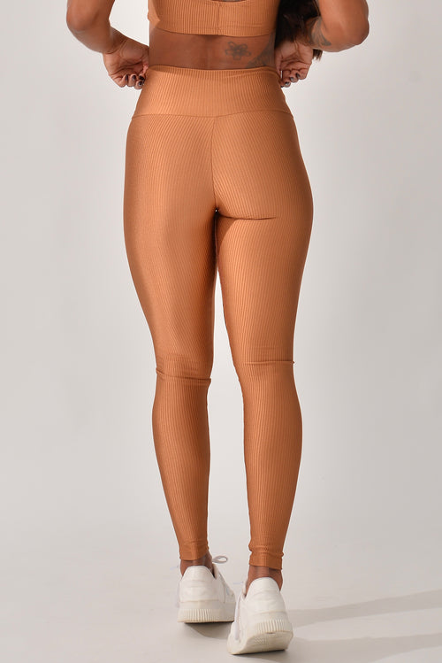 Legging Fitness Cintura Alta Caramelo Prada