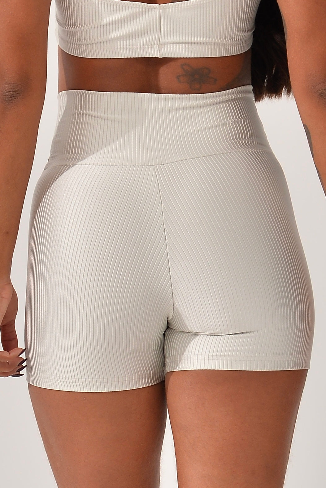 Short Fitness Cintura Alta Off White Prada