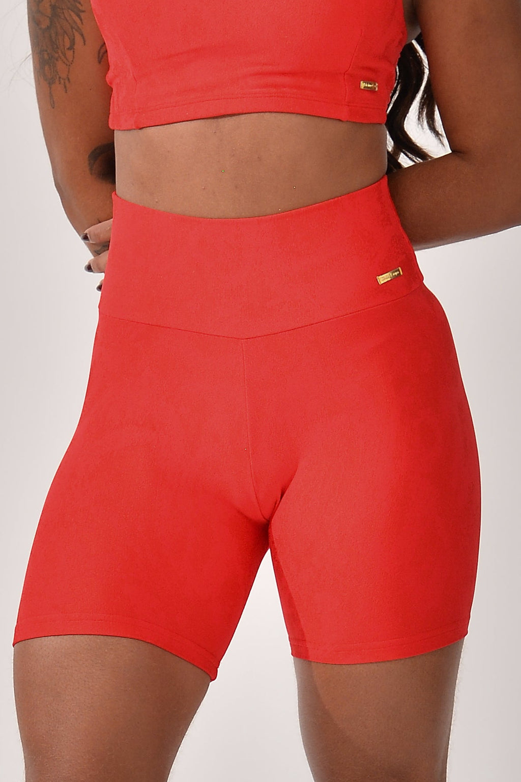 Bermuda Fitness Vermelho Aurora