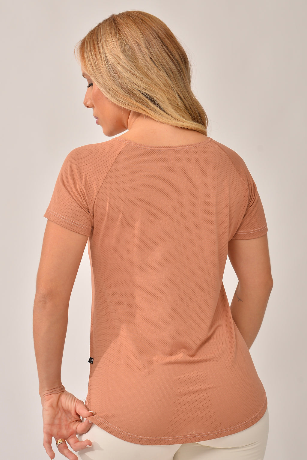 Blusa Fitness Marrom Claro Air Dry Fit