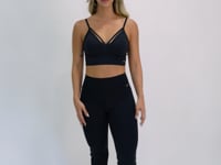 Legging Fitness Cintura Alta Preta Bailarina Flair